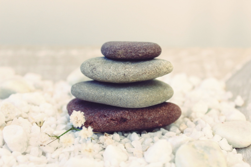 four, pebble, harmony, health spa, silent, zen-like, stability, rock, relaxation, cairn, arrangement, rock - Object, meditate, autumn, tranquil Scene, gartendeko