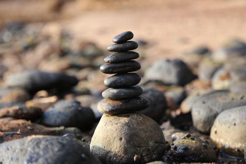 stone, beach, oriental, rock, tower, balance, texture, relaxation, natural, no people, day, peace, zen-like, spa, focus on foreground, harmony, simplicity