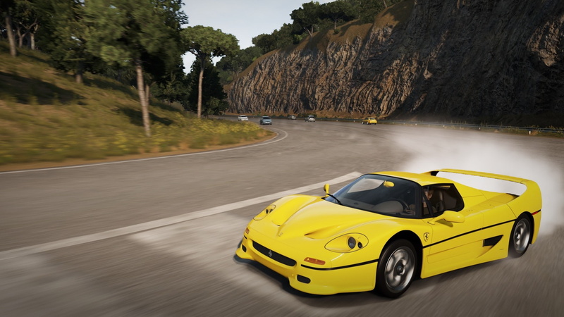 transportation, sport, the way forward, mode of transportation, land vehicle, motor vehicle, Forza Horizon 2, nature, no people, day, 1080P, Ferrari, plant