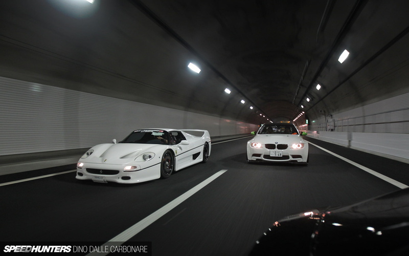 bmw, cars, tunnel, m, lights, f, f50, m3, ferrari, 1080P, hd