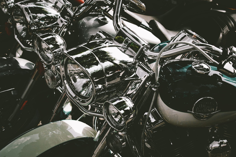 silver colored, indoors, chrome, stationary, day, mode of transportation, land vehicle, harley davidson, motor vehicle, machine, silver, metallic, full frame