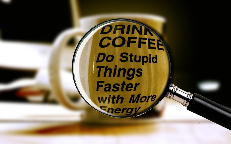 Stupid, art, hd, coffee, entertainment, funny, drink, cups, 1080P, energy, x