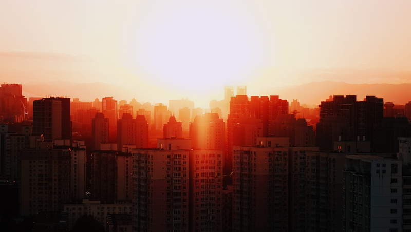 city, sun, apartment, computer backgrounds, urban skyline, office building exterior, landscape, no people, tumblr backgrounds, building exterior, built structure