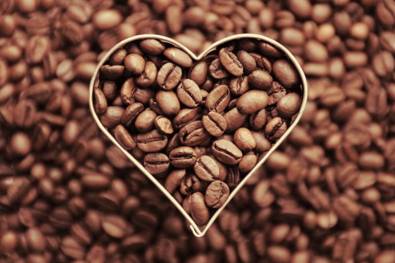 aroma, breakfast, roasted coffee bean, joy, brown, caffeine, indoors, beans, still life, roasted, freshness, food, no people, abundance, heart shape, 2K