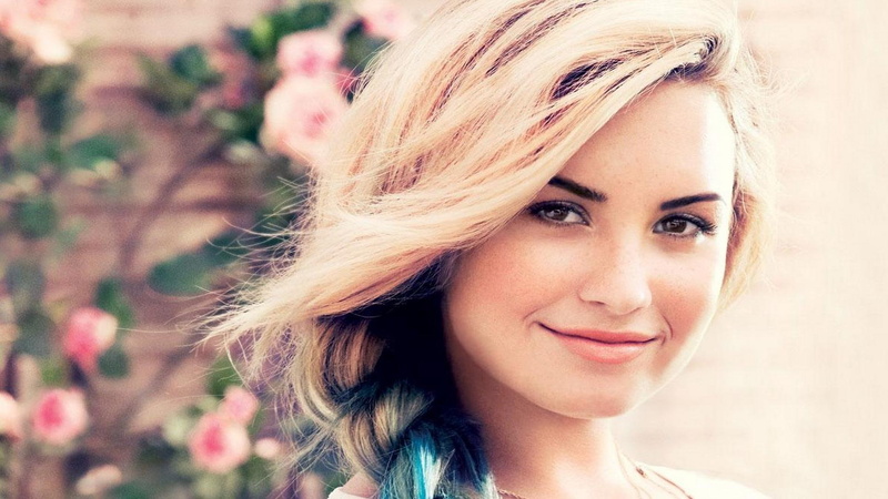 haired, celebrity, tumblr, background, blonde, celebrities, demi, braided, lovato, desktop, woman, hollywood, 1080P, demi lovato