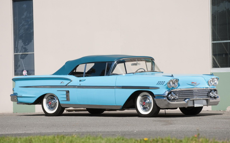 chevrolet impala, classical, blue, car, cars, impala, 1080P, 1920x1200, chevrolet