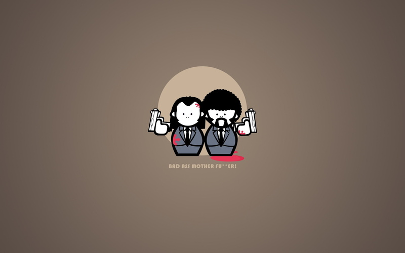 fun, x, 2K, hd, fiction, Pulp Fiction, art, pulp, minimalistic