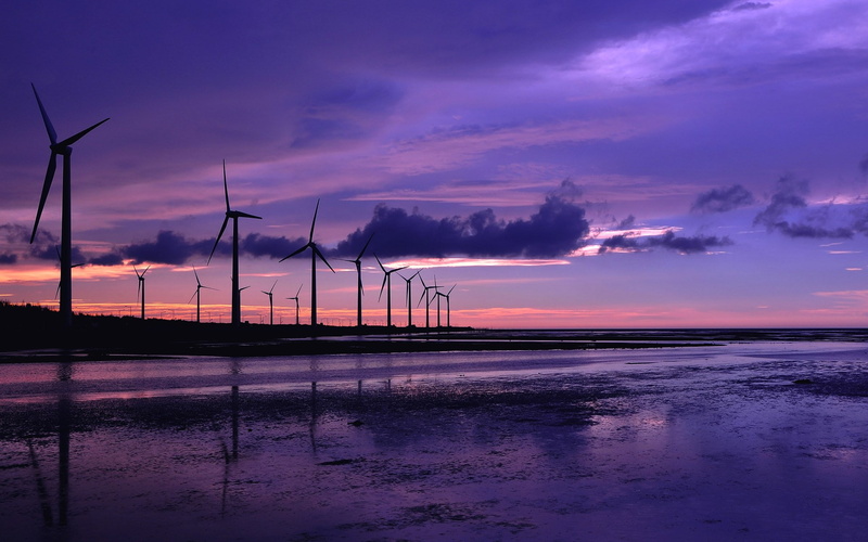 water, alternative energy, no people, 1080P, power in nature, nature, environmental conservation, turbine, outdoors, renewable energy, sunset, wind power