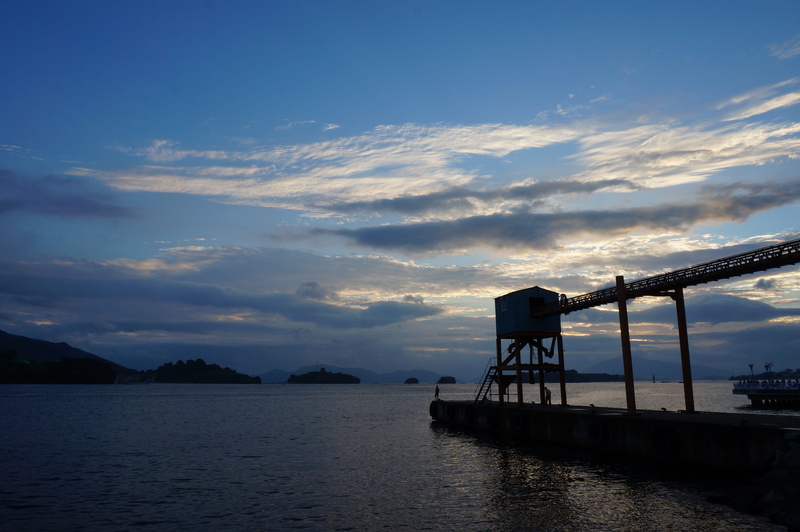 sacheon, bridge - Man Made Structure, Sunset, tranquility, dusk, Cloud, 4K, waterfront, Republic Of Korea, factory, camel joe, outdoors, beauty in nature