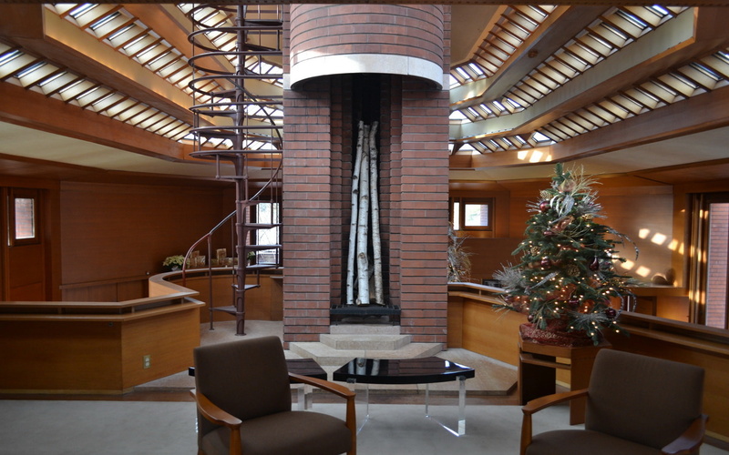 frank, architecture, indoors, lloyd, 720P, design, wright, interior