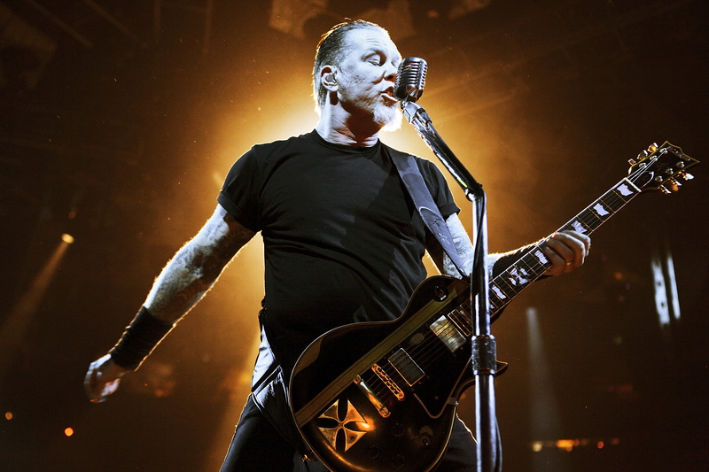 hetfield, james, concert, guitars, metallica, 2K
