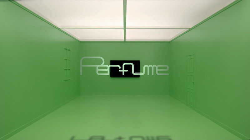 room, geometry, Perfume (Band), logo, J-pop, empty, 720P