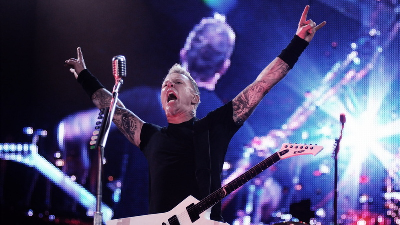 guitars, 1080P, concert, metallica, entertainment, hetfield, musician, james