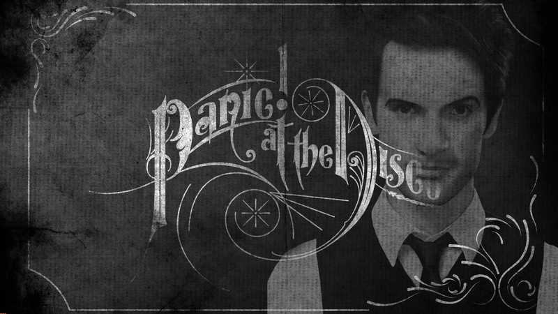 musician, portrait, text, wall - building feature, graffiti, one person, headshot, Brendon Urie, lifestyles, 1080P, real people, representation, men, art and craft