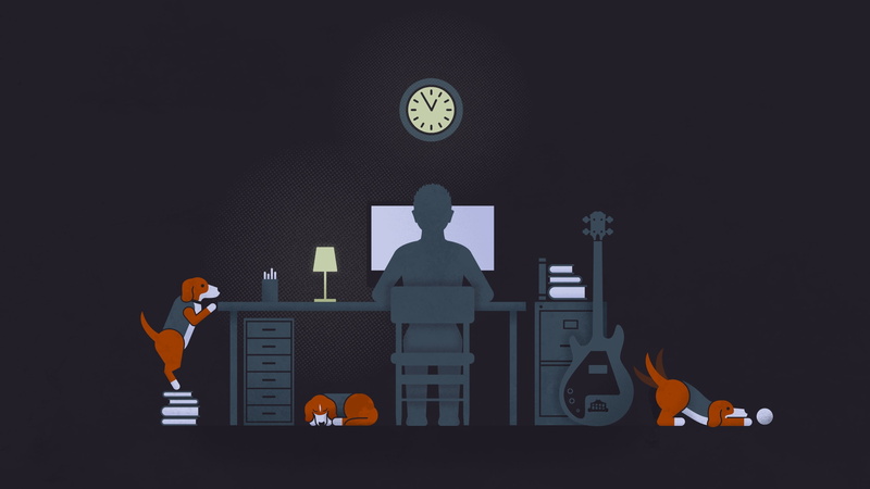 creativity, built structure, dark, adult, architecture, men, business, 2K, studio shot, funny, home, residential district, time, computer, clock, humor