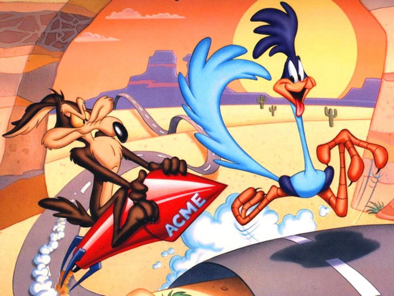 runner, 1080P, wile, coyote, looney, road