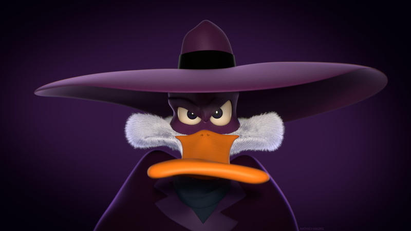 art, no people, single object, one animal, fun, 1080P, close-up, indoors, tunes, human representation, looney, duck, orange color, representation