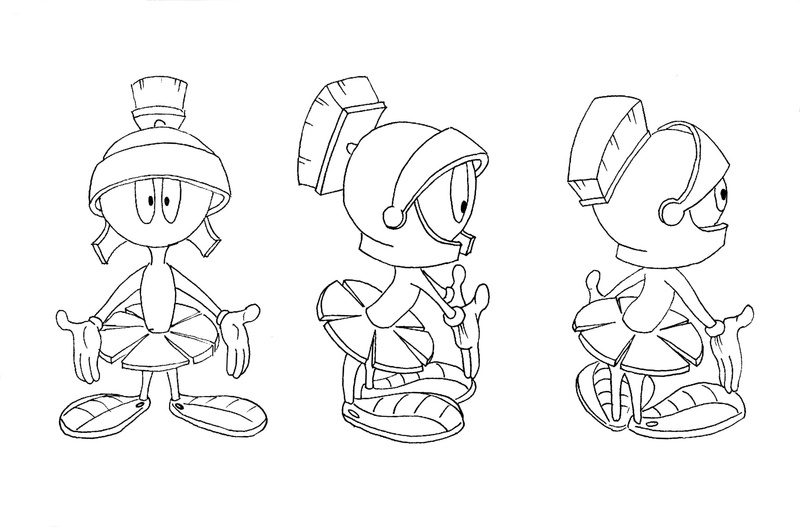 looney, tunes, marvin, martian, 1080P