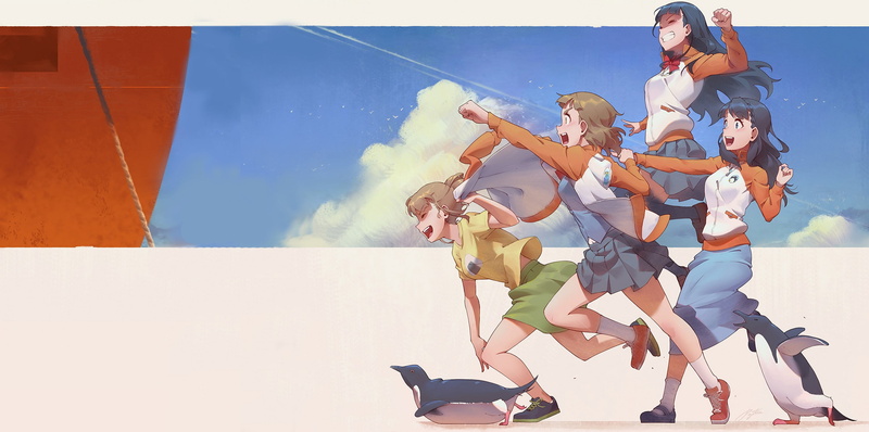 2K, anime, Sora yori mo Tooi Basho