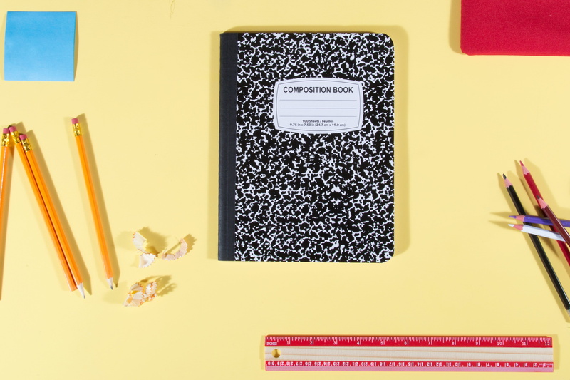 4K, photo, no people, office supply, pencil, yellow, indoors, eraser, Flatlay, creativity, rubber, sketch, drawing - art product, writing instrument, note pad