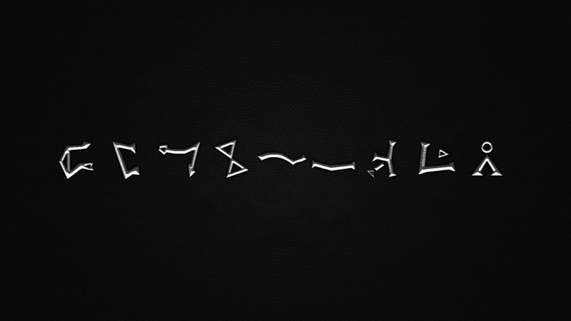 handwriting, studio shot, text, copy space, black color, background, black background, 1080P, western script, board, communication, single word, indoors