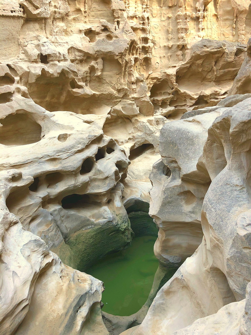 hormozgan province, water, river, cave, beauty in nature, slate, sea, flowing water, tourism, hole, iran, solid, 4K, stone, cliff, scenics - nature, day
