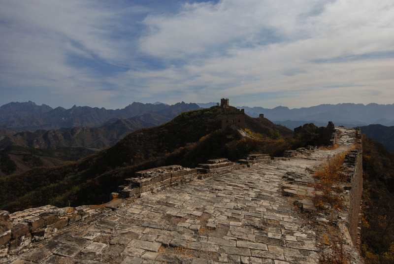 monastery, solid, archaeology, no people, outdoors, mountain range, great wall of china, slope, ancient civilization, building, beauty in nature, the past