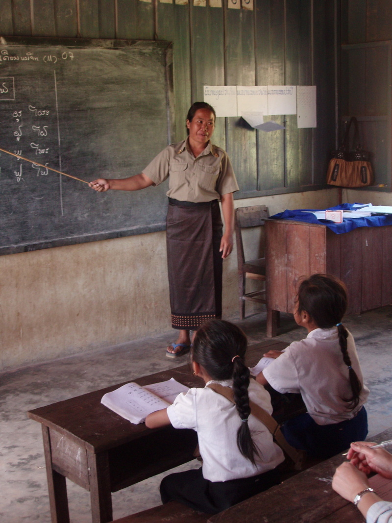 boy, young, concentrated, book, standing, to study, sitting, casual clothing, woman, education, master, childhood, child, rural area, inside, southern laos