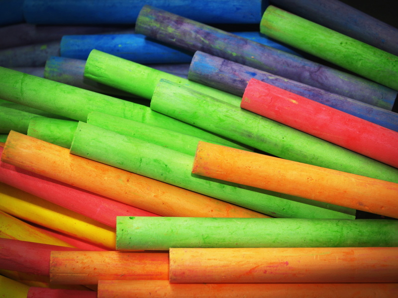 purple, abundance, assorted, school, yellow, leaf, choice, chalk, crayon, red, close-up, in a row, silly, frame, board, type, education, blue, first, drawing