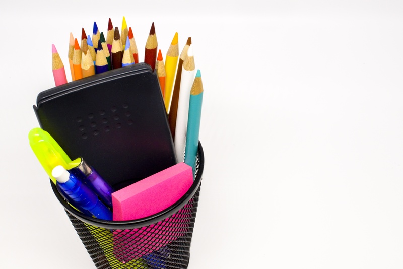 primary, multi Colored, color, assorted, school, blank, high angle view, school supplies, still life, kids learning, supplies, childhood, can, children learning
