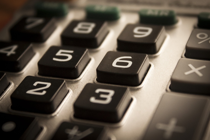 calculator, mathematics, keypad, calculating, push button, indoors, technology, figures, business, accuracy, plus sign, communication, selective focus