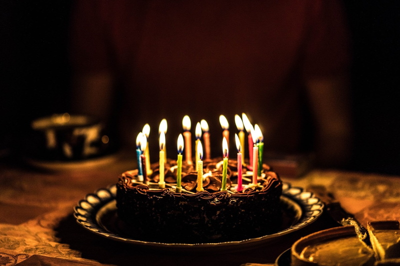 dessert, birthday candles, temptation, baked, Holiday, celebration, event, food, sweet, anniversary, food and drink, Birthday, Candle, fire, burning, indoors
