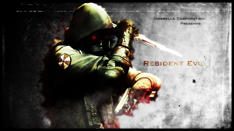 1080P, Umbrella Corporation, artwork, Resident Evil