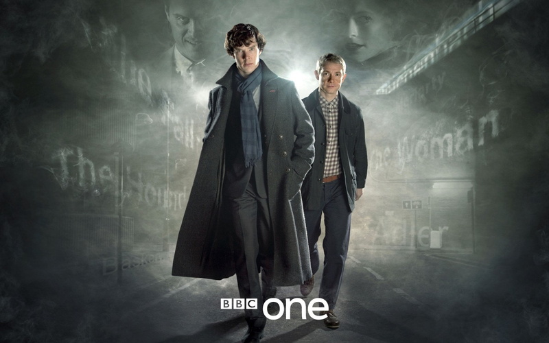 Sherlock Holmes, love, Dr. Watson, Man, bbc, clothing, togetherness, suit, two people, well-dressed, men, males, Benedict Cumberbatch, business, standing