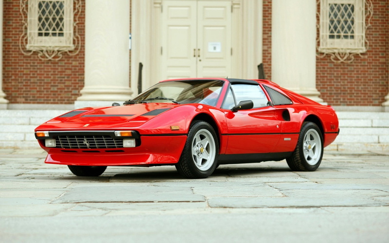 ferrari 308, classic cars, coupe, ferrari, 1080P, vintage cars, old cars, red, old