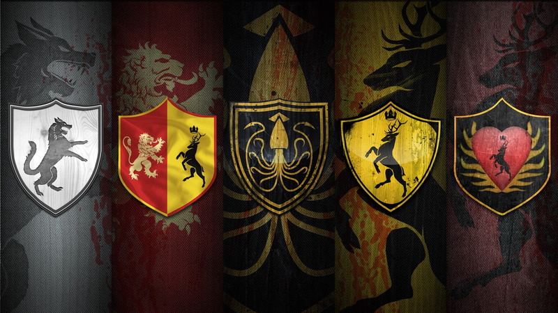 sigil, no people, craft, greyjoy, wall - building feature, indoors, variation, baratheon, stark, lannister, creativity, red, floral pattern, emblems, thrones
