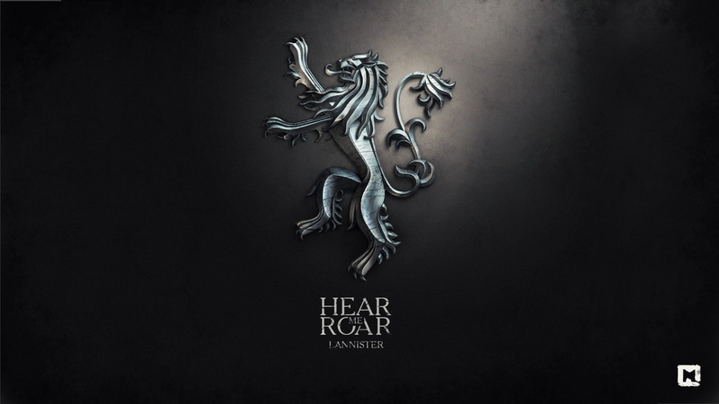 1080P, digital art, House Lannister, A Song of Ice and Fire, Game of Thrones, sigils