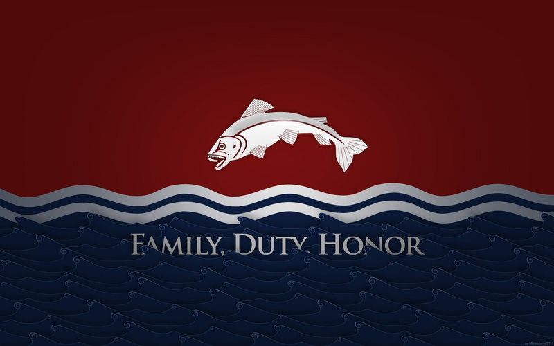 1080P, hd, ice, tully, trout, game, house, x, Game of Thrones, fire, thrones, houses, song, art, tv, series, architecture, FISH