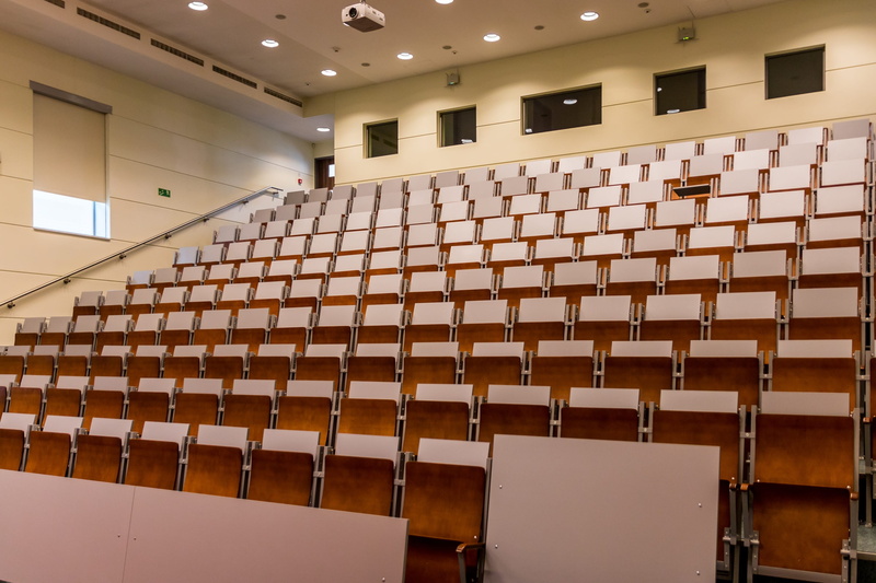 speech, meeting, no people, the jan kochanowski university, seat, chair, university, auditorium, indoors, school building, modern, projector, kielce, school