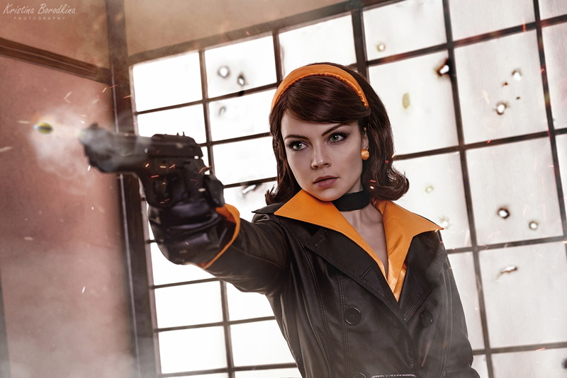1080P, Catherine Semadeni, girl, Kristina Borodkina, No One Lives Forever 2, gun, shot