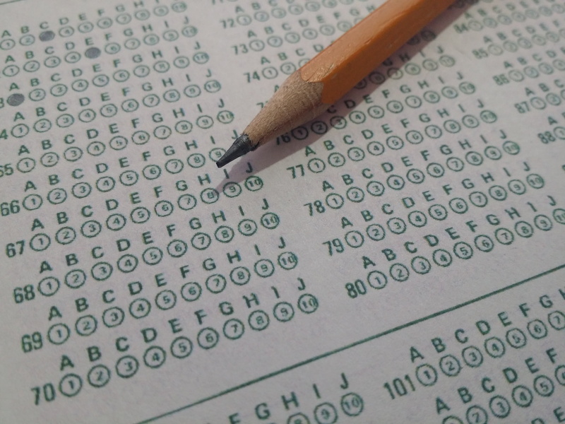 writing instrument, pencil, still life, indoors, education, pattern, 4K, mathematics, number, paper, sharp, yellow, exam, bubble sheet, test, western script