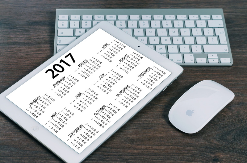 technology, still life, time, plan, template, mouse, year, directly above, keyboard, communication, computer, high angle view, schema, table, apple, office