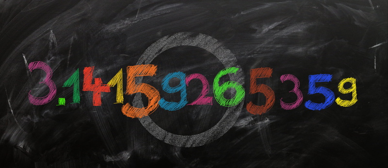 infinite, trigonometry, pi, art and craft, irrational, geometry, message, endless, blackboard, pattern, black background, no people, number, education