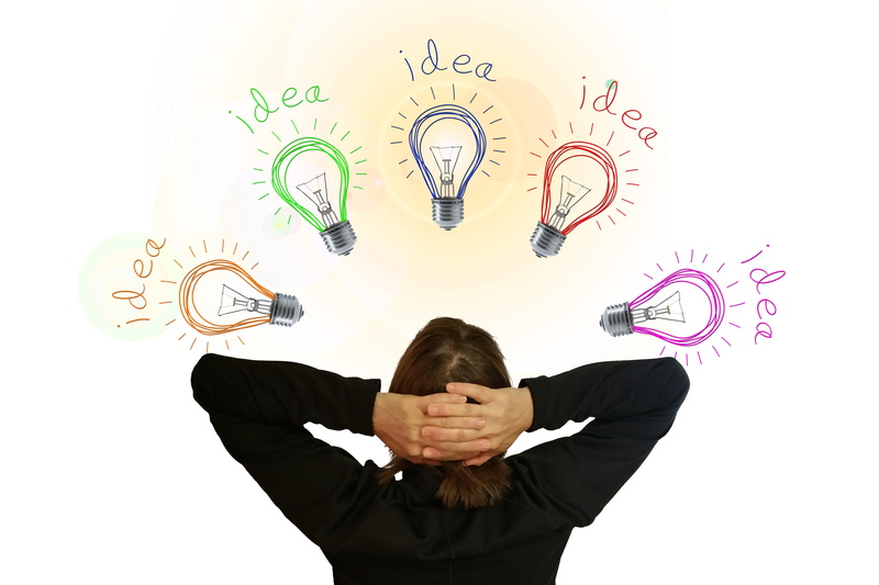 drawing - art product, thinking, women, standing, light bulb, real people, university, one person, knowledge, well-dressed, form, literature, education