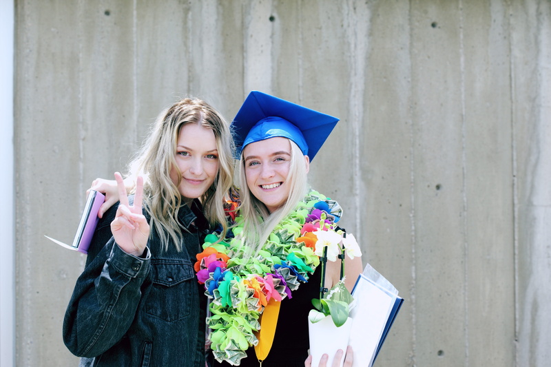 friends, memories, pair, blonde, positive emotion, gay, learning, bonding, young, teenager, graduation, women, 5K, people, teens, embrace, celebration