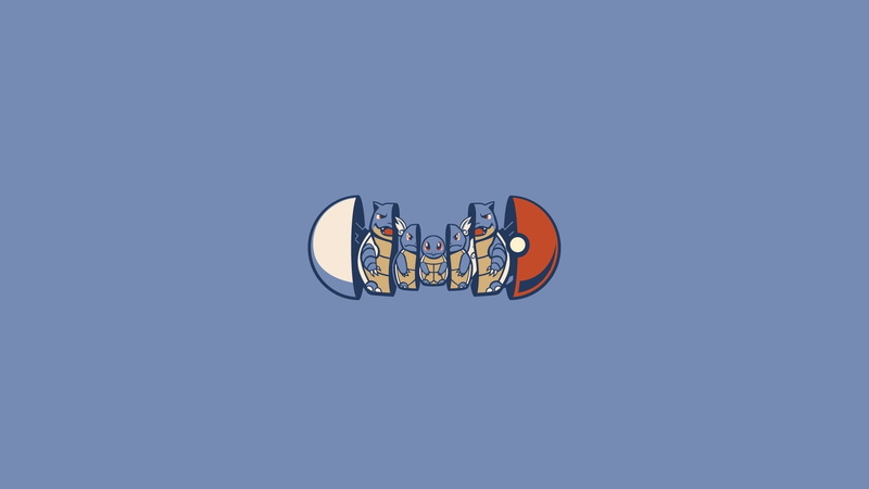 vartoti, squirtle, blastoise, 1080P, matryoshka, wartortle, pokebol, pokeball, pokemon