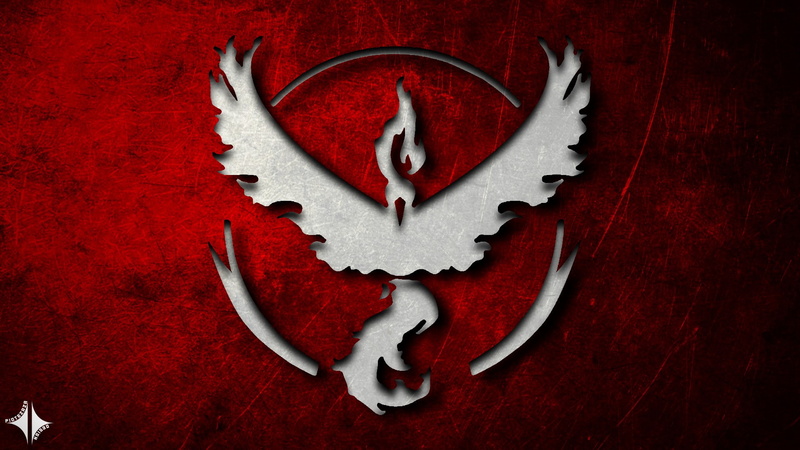 1080P, Pokemon Go, red, Team Valor, Pokémon