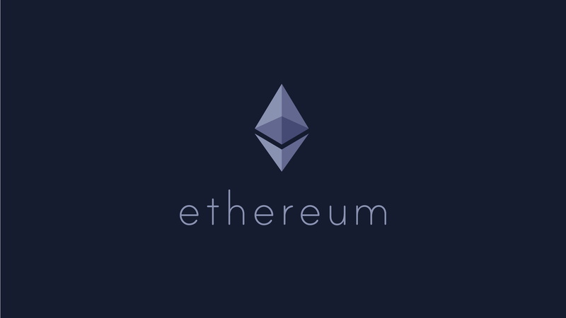 4K, eth, logo, fon, ethereum, blue, the air, currency