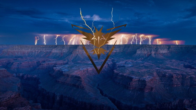 Pokémon, Team Instinct, built structure, blurred motion, architecture, burning, Pokemon Go, legendary birds, outdoors, fire, 1080P, storm, land, no people