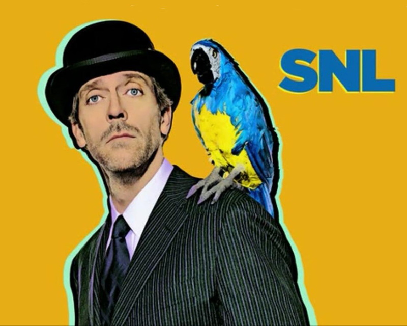 suit, clothing, business, bird, simple background, colored background, 720P, beard, yellow, tie, portrait, actor, headshot, men, animals, hat, facial hair